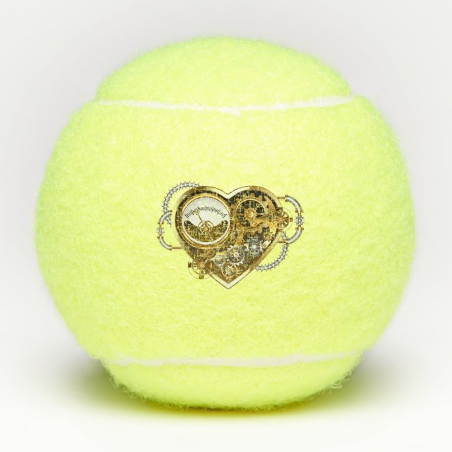 Balles De Tennis Coeur vapeur avec un manomètre (Devant)