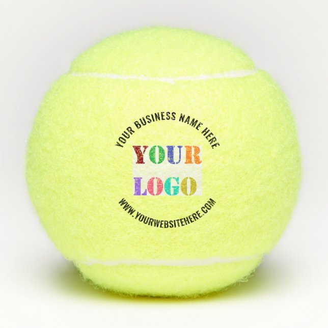 Balles De Tennis Concevez votre propre entreprise Logo et ballons d (Devant)