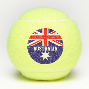 Balles De Tennis Copie nommée personnalisée par drapeau australie