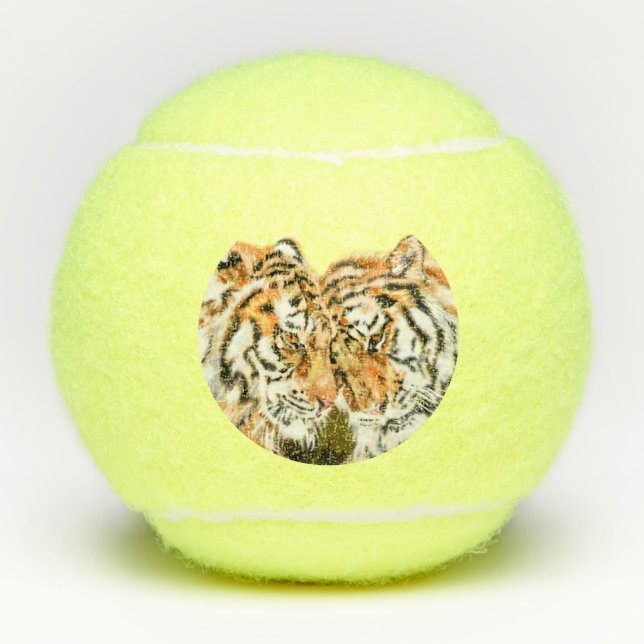 Balles De Tennis Couple Tiger Tennis Balls (Devant)