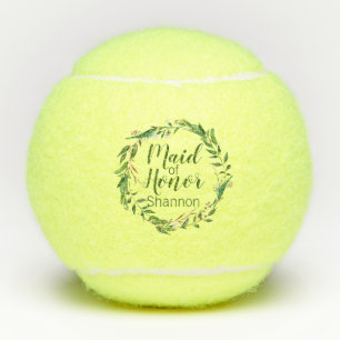 Balles De Tennis Couronne Demoiselle d'Honneur Cadeau de Mariage