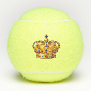 Balles De Tennis Couronne royale en or