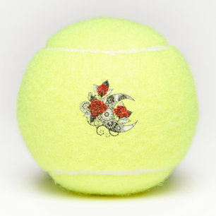 Balles De Tennis Croissant mécanique avec roses rouges
