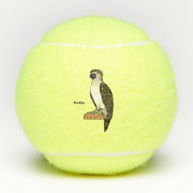 Balles De Tennis dessin animé d'aigle des Philippines (Devant)