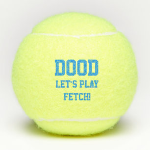 Balles De Tennis "Dood nous a laissés bleu de jouet de chat de