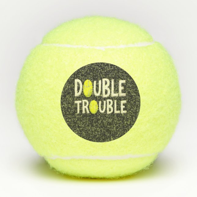 Balles De Tennis Double difficulté Funny Tennis Balls (Devant)