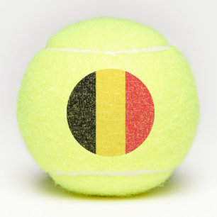Balles De Tennis Drapeau belge patriotique