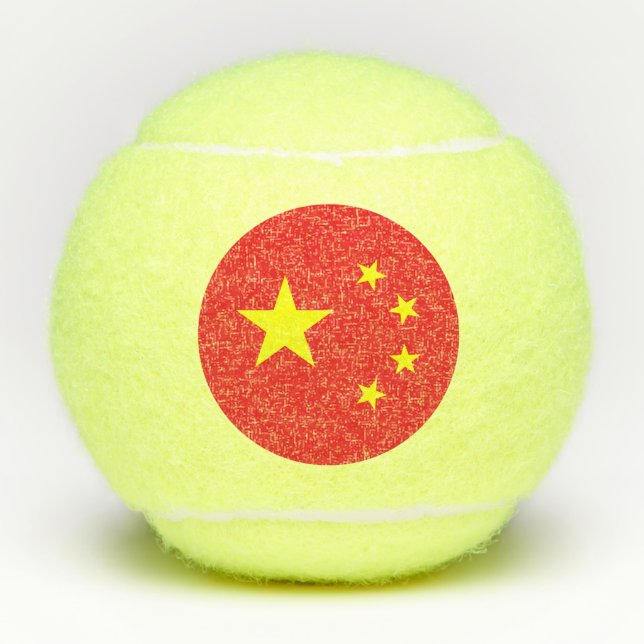 Balles De Tennis Drapeau chinois (Devant)