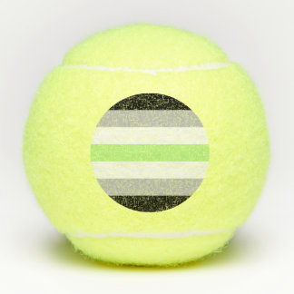 Balles De Tennis Drapeau de fierté agender – Identité agender LGBTQ