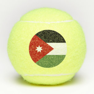 Balles De Tennis Drapeau de Jordanie