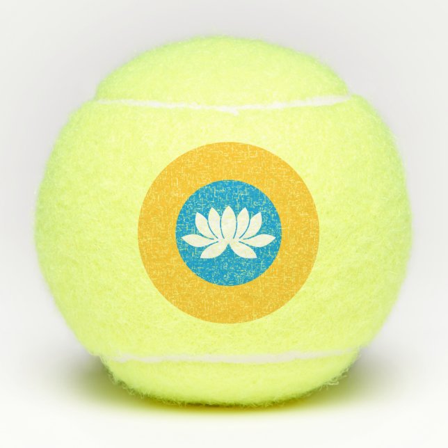 Balles De Tennis Drapeau de Kalmoukie (Devant)