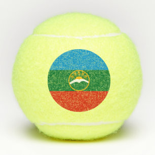 Balles De Tennis Drapeau de Karatchaï-Tcherkessie