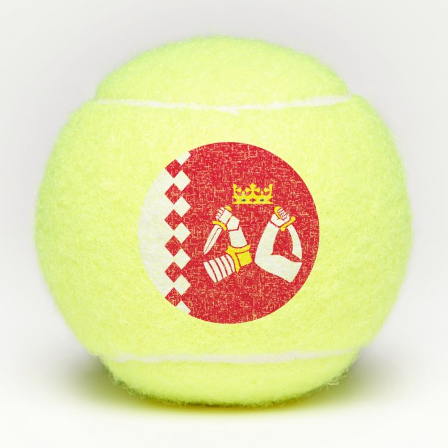 Balles De Tennis Drapeau de Karelia Nord (Devant)