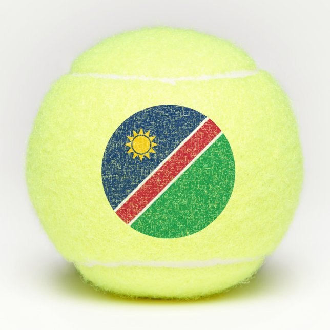 Balles De Tennis Drapeau de la Namibie (Devant)