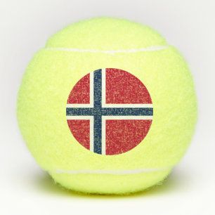 Balles De Tennis Drapeau de la Norvège
