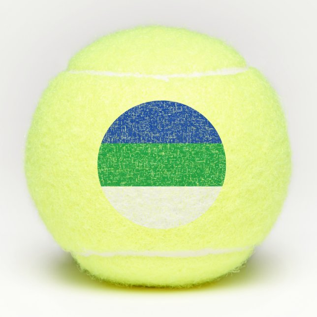 Balles De Tennis Drapeau de la République Komi (Devant)