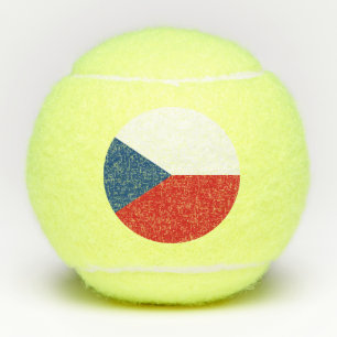 Balles De Tennis Drapeau de la République tchèque