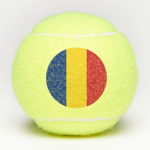 Balles De Tennis Drapeau de la Roumanie
