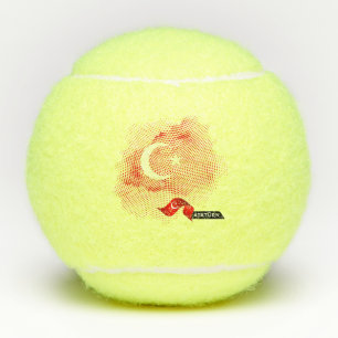 Balles De Tennis Drapeau de la Turquie