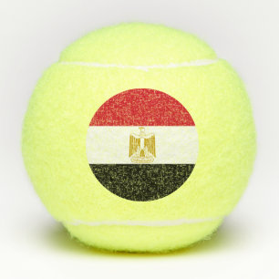 Balles De Tennis Drapeau de l'Égypte