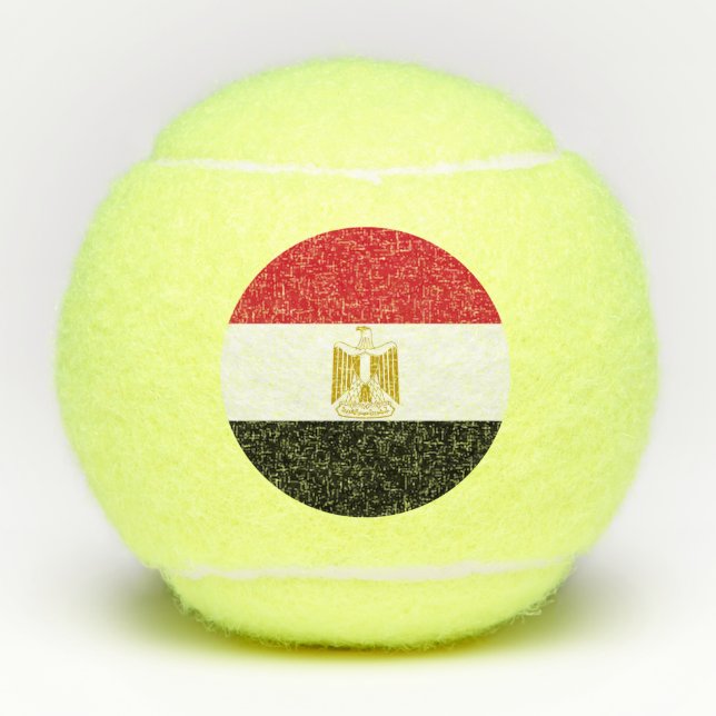 Balles De Tennis Drapeau de l'Égypte (Devant)