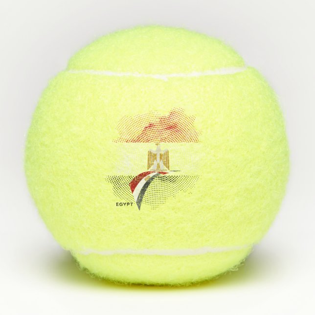 Balles De Tennis Drapeau de l'Égypte (Devant)