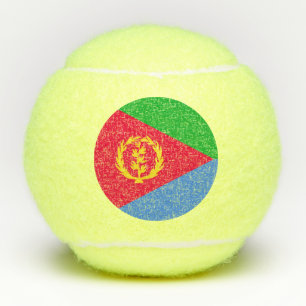Balles De Tennis Drapeau de l'Érythrée