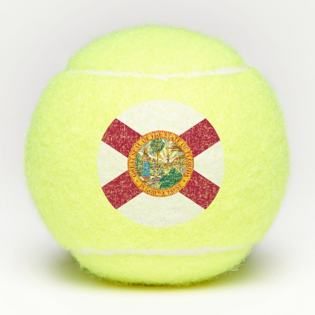 Balles De Tennis Drapeau de l'État de Floride (Devant)