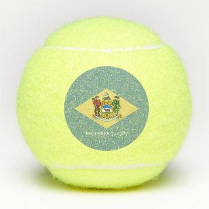 Balles De Tennis Drapeau de l'État du Delaware