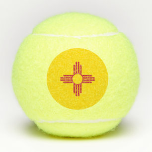 Balles De Tennis Drapeau de l'État du Nouveau-Mexique