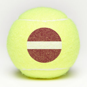 Balles De Tennis Drapeau de Lettonie