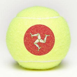 Balles De Tennis Drapeau de l'île de Man