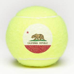 Balles De Tennis Drapeau de l'ours de Californie : État de Cali Gol