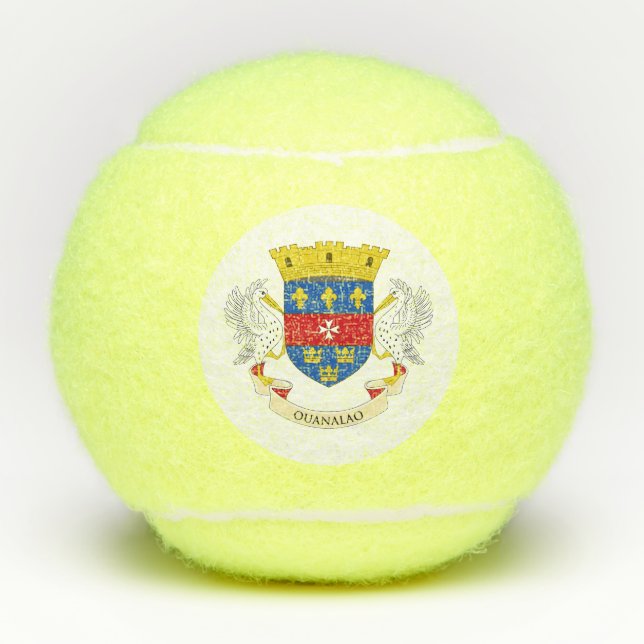 Balles De Tennis Drapeau de Saint-Barthélemy (Devant)
