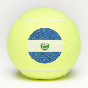 Balles De Tennis Drapeau d'El Salvador
