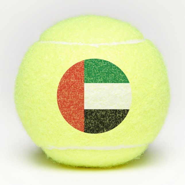Balles De Tennis Drapeau des Émirats arabes unis (Devant)