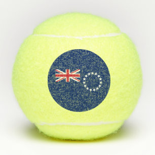 Balles De Tennis Drapeau des Îles Cook