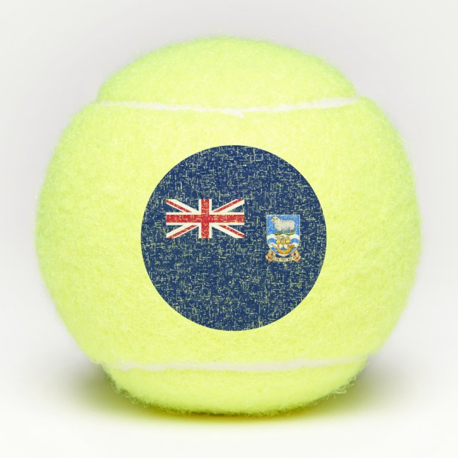 Balles De Tennis Drapeau des îles Falkland (Devant)