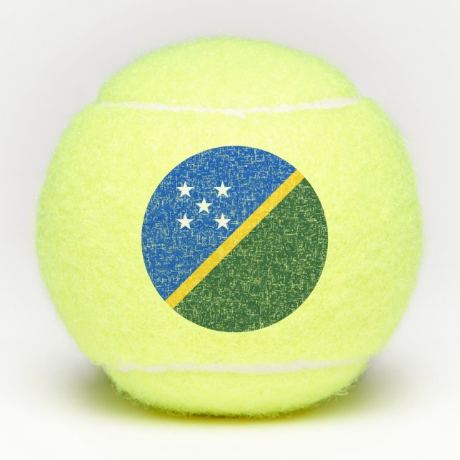 Balles De Tennis Drapeau des Îles Salomon (Devant)