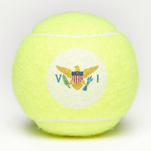 Balles De Tennis Drapeau des îles Vierges américaines