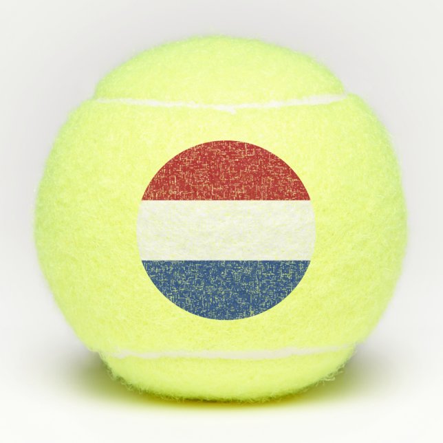 Balles De Tennis Drapeau des Pays-Bas (Devant)
