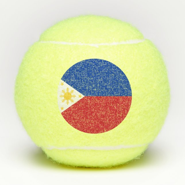 Balles De Tennis drapeau des Philippines (Devant)