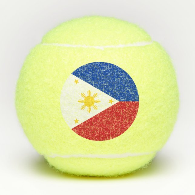 Balles De Tennis Drapeau des Philippines (Devant)