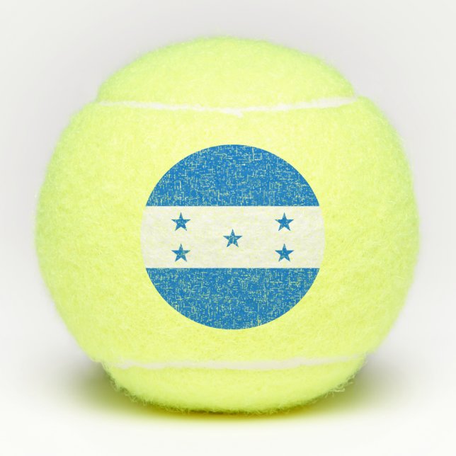 Balles De Tennis Drapeau du Honduras (Devant)