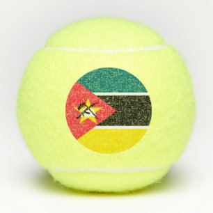 Balles De Tennis Drapeau du Mozambique