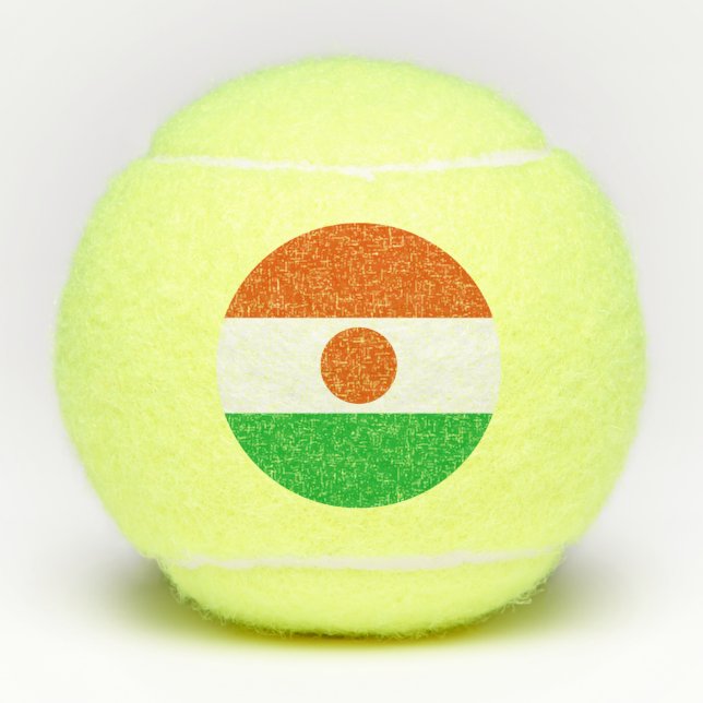 Balles De Tennis Drapeau du Niger (Devant)