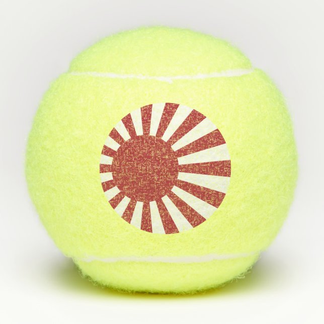 Balles De Tennis Drapeau du soleil levant impérial du Japon, Edo à  (Devant)