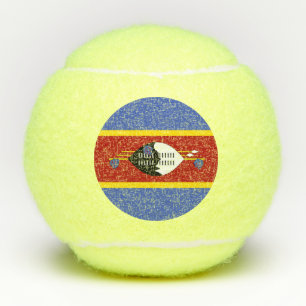Balles De Tennis drapeau du Swaziland