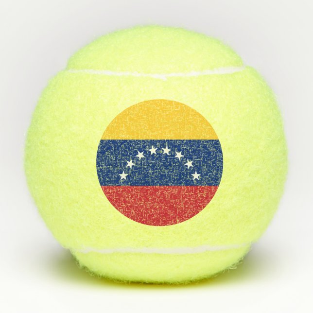 Balles De Tennis Drapeau du Venezuela (Devant)