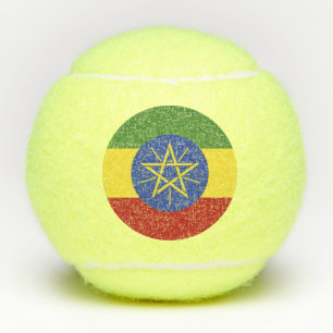 Balles De Tennis Drapeau éthiopien